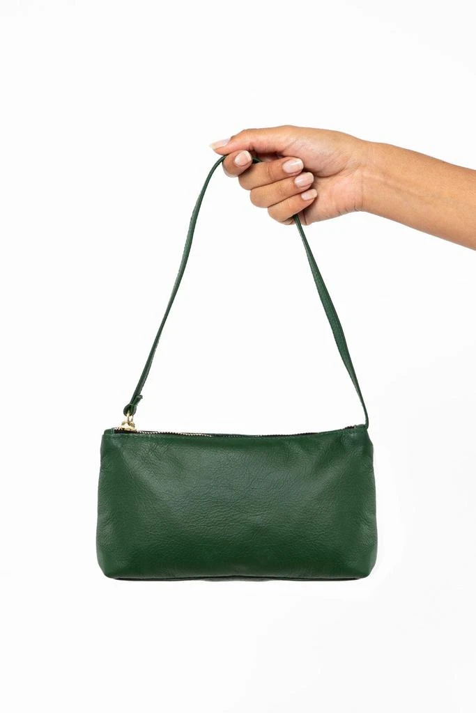 Los Angeles Apparel (Factory Store) RLH3468 - Leather Zip Pochette 8