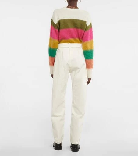 ETRO Low-rise straight cotton canvas pants 3