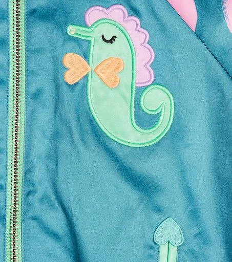 Stella McCartney Printed cotton-blend bomber jacket 3