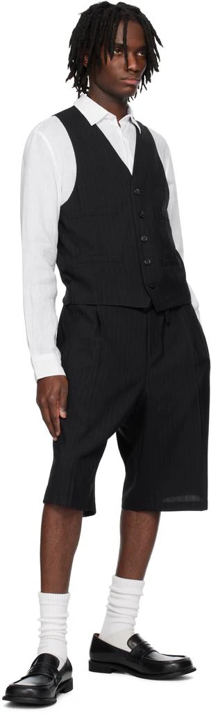 SOSHIOTSUKI Navy Wool Judo Shorts 4