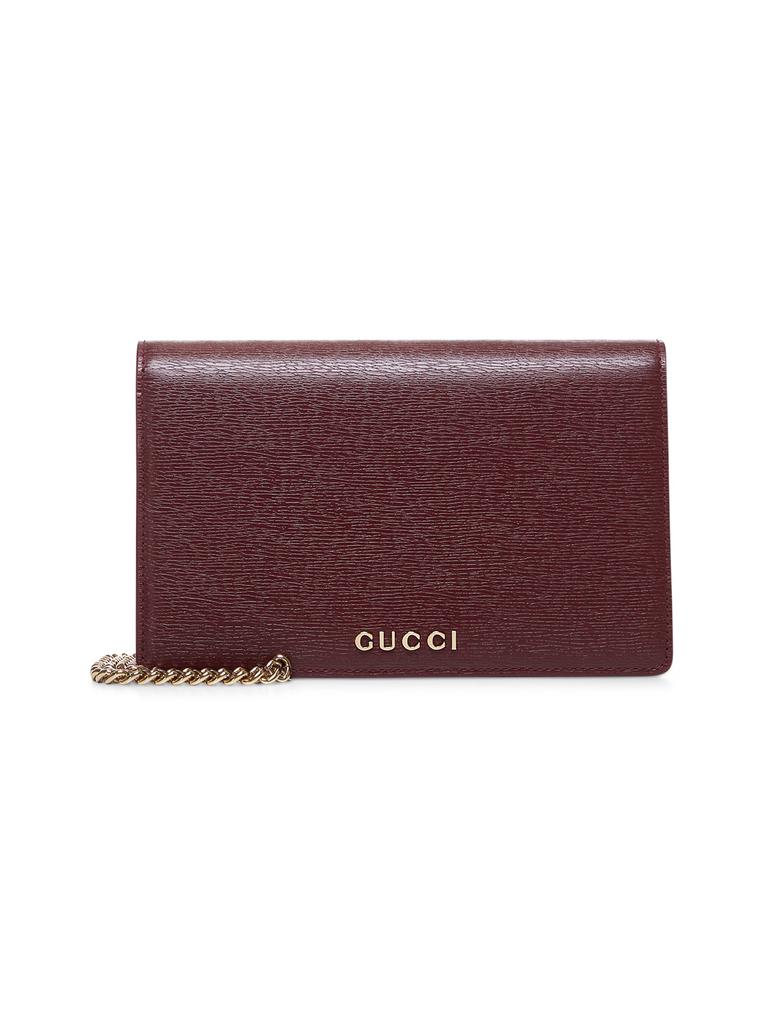 Gucci GUCCI | Burgundy wallet on chain | Women | PZ