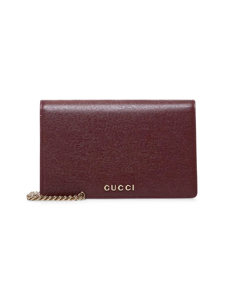 Gucci GUCCI | Burgundy wallet on chain | Women | PZ 1