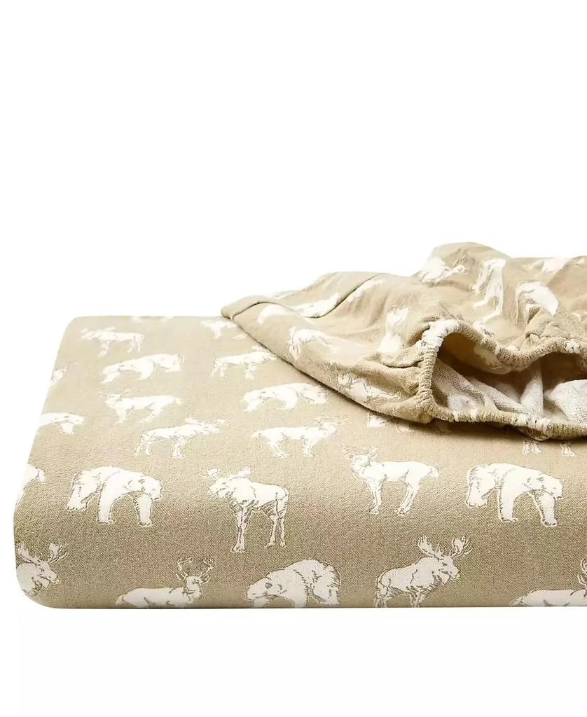 Eddie Bauer Printed Cotton Flannel 3-Pc. Sheet Set, Twin XL 2