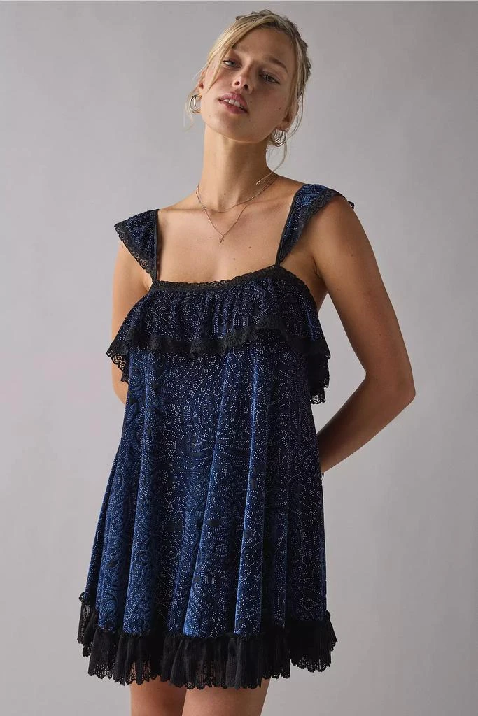 fall color lace dresses Short Sleeve Lace Sheath 8 / Night Sky main image 0