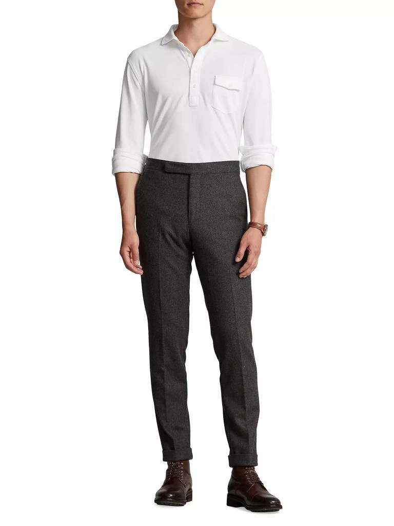 Ralph Lauren Mesh Long Sleeve Polo Shirt 2