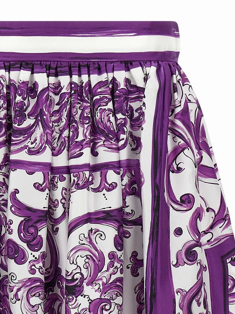Dolce 
Gabbana Dolce 
Gabbana Maiolica Print Midi Skirt 3