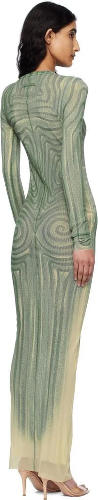 Jean Paul Gaultier Blue 'The Long Spirale' Maxi Dress 3