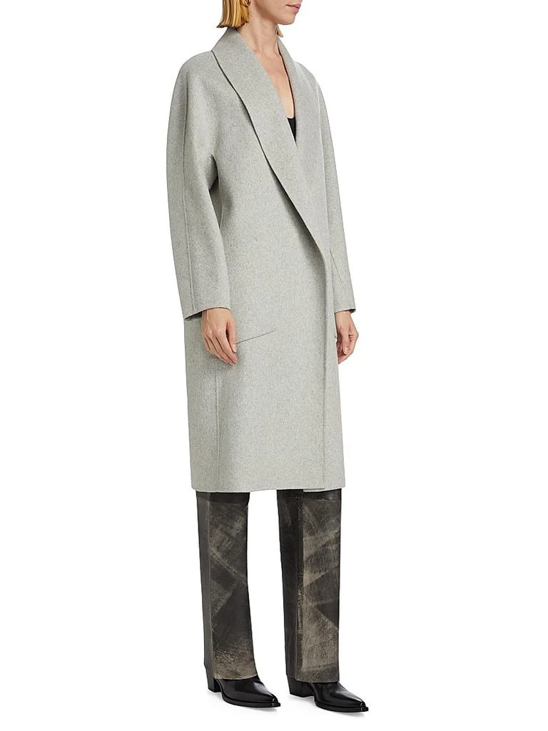 LaMarque Thara Open-Front Wool-Blend Coat 4
