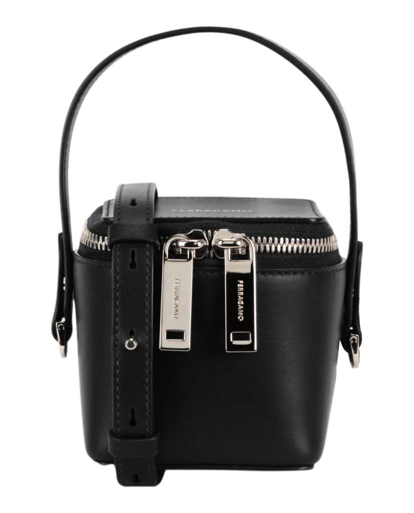 Salvatore Ferragamo Micro Zip-Around Shoulder Bag 1