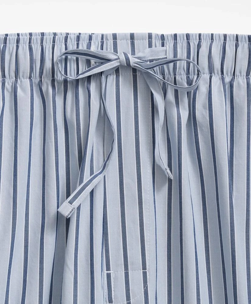 Brooks Brothers Cotton Broadcloth Striped Lounge Pants 2