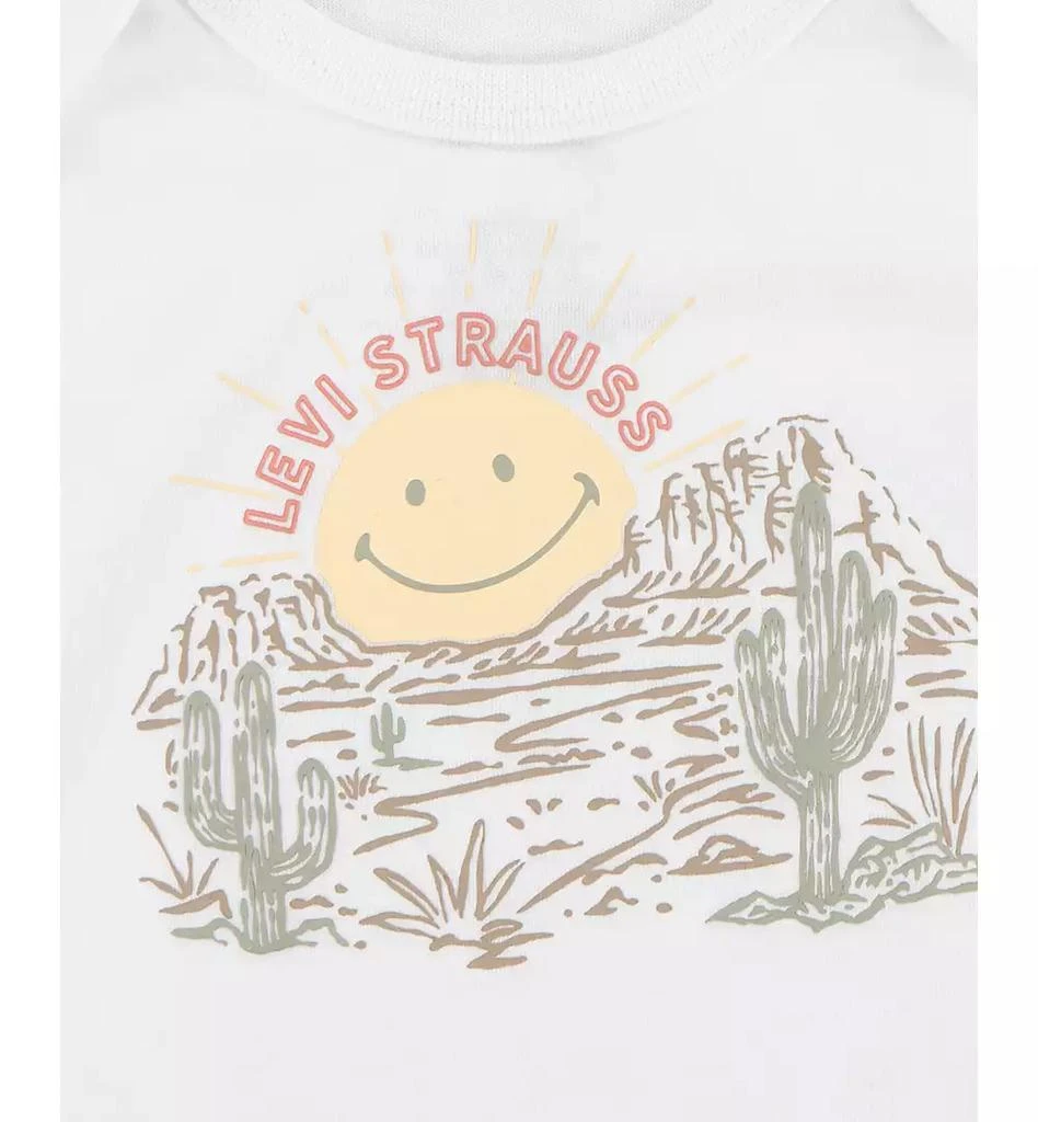 Levi's Levi’s® Baby Boys 3-Pc. Denim Button-Up Shirt, Bodysuit, & Shorts Set 4