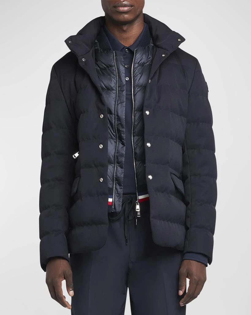 Moncler Men's Bess Down Blazer Jacket 4