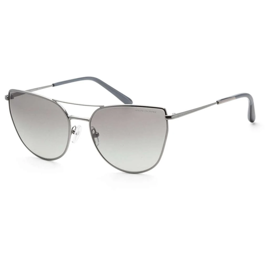 Armani Exchange Armani Exchange Women's Grey Cat-Eye Sunglasses 1