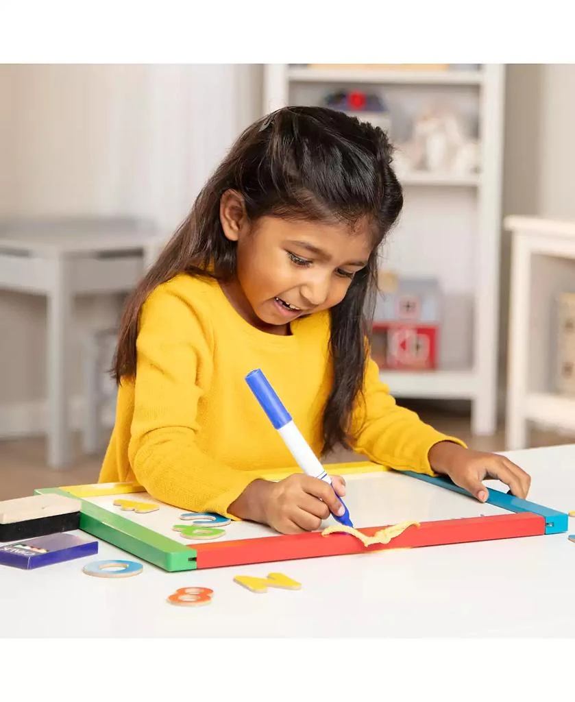 Melissa & Doug Melissa & Doug Magnetic Chalkboard and Dry-Erase Board With 36 Magnets, Chalk, Eraser, and Dry-Erase Pen 7
