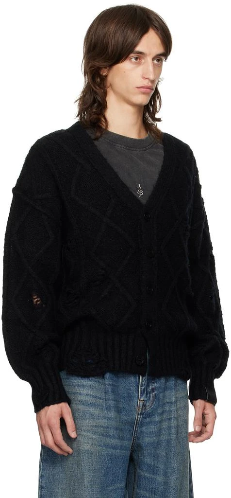 Stolen Girlfriends Club Black Distressed Altered State Cardigan 2