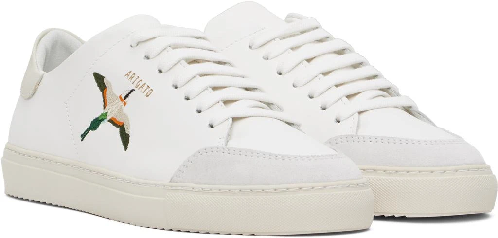 Axel Arigato White & Beige Clean 90 B Bird Sneakers 4