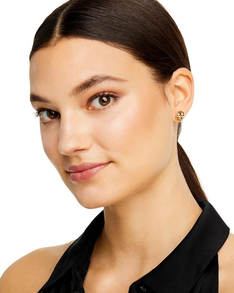 Bloomingdale's Love Knot Stud Earrings in 14K Yellow Gold 2