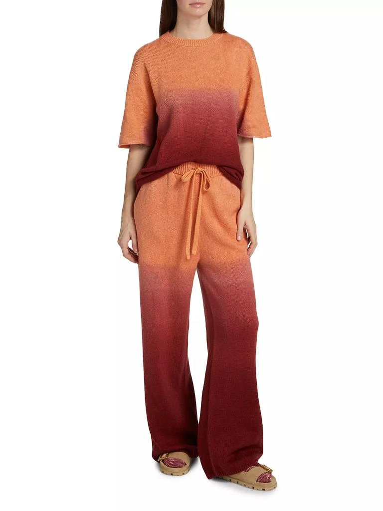 The Elder Statesman Nora Lite Dip Knit T-Shirt 2