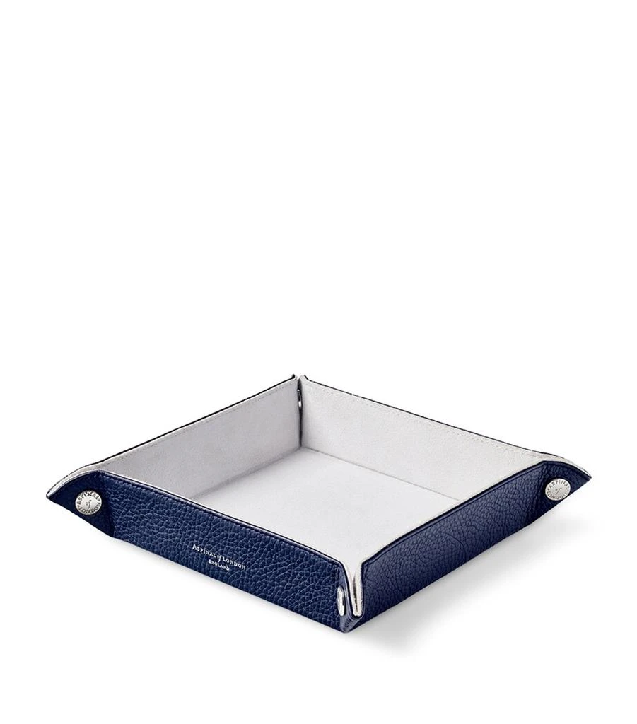 Aspinal of London Medium Leather Tidy Tray (20cm x 20cm) 1
