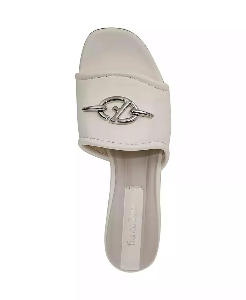 Franco Sarto Women's Noreen 2 Open Square Toe Block Heel Slide Sandals 4