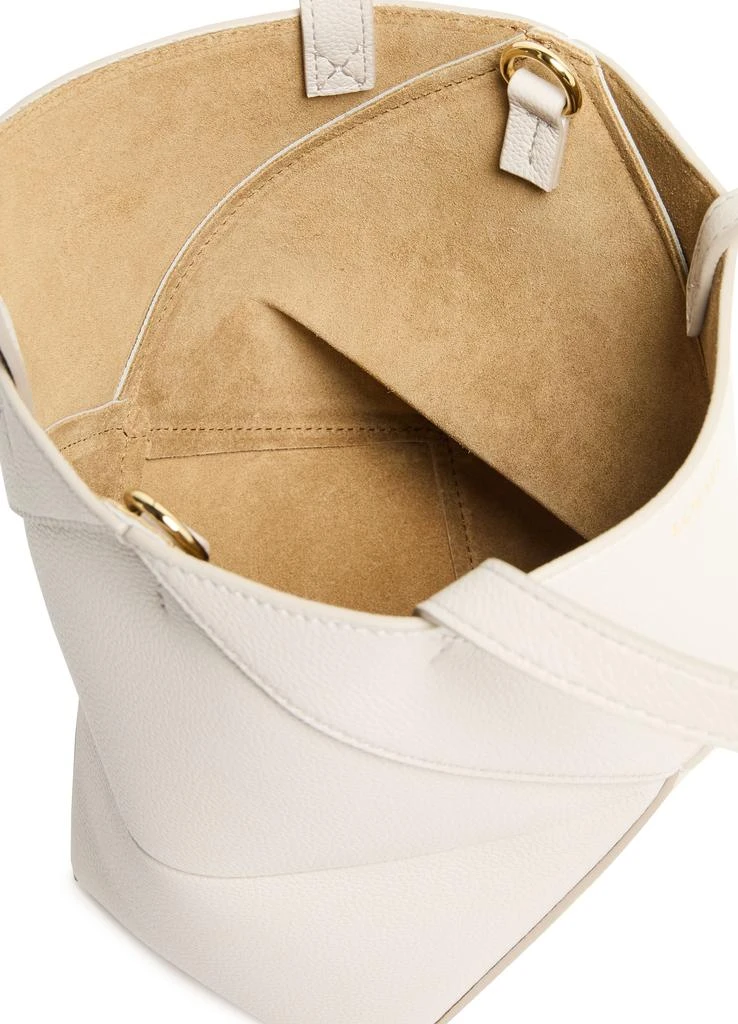 Loewe Mini Puzzle Fold tote in soft grained calfskin 5
