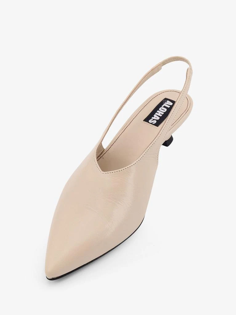 ALOHAS Eros leather slingback decolleté 4