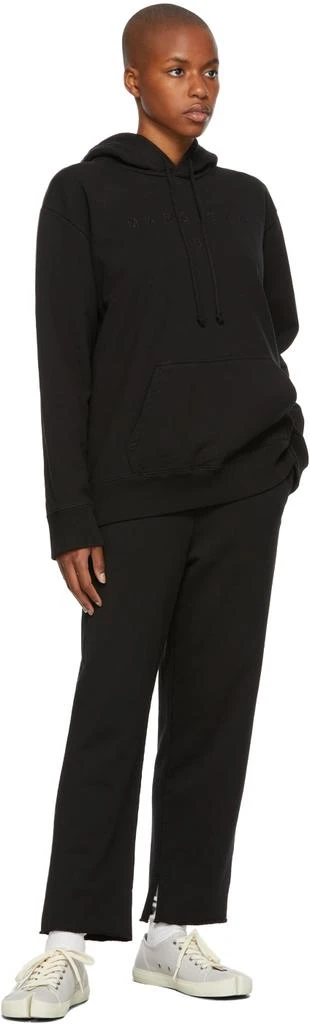 MAISON MARGIELA Black Cropped Lounge Pants 4