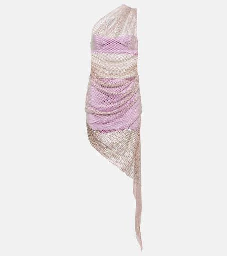 GIUSEPPE DI MORABITO Embellished mesh midi dress 1