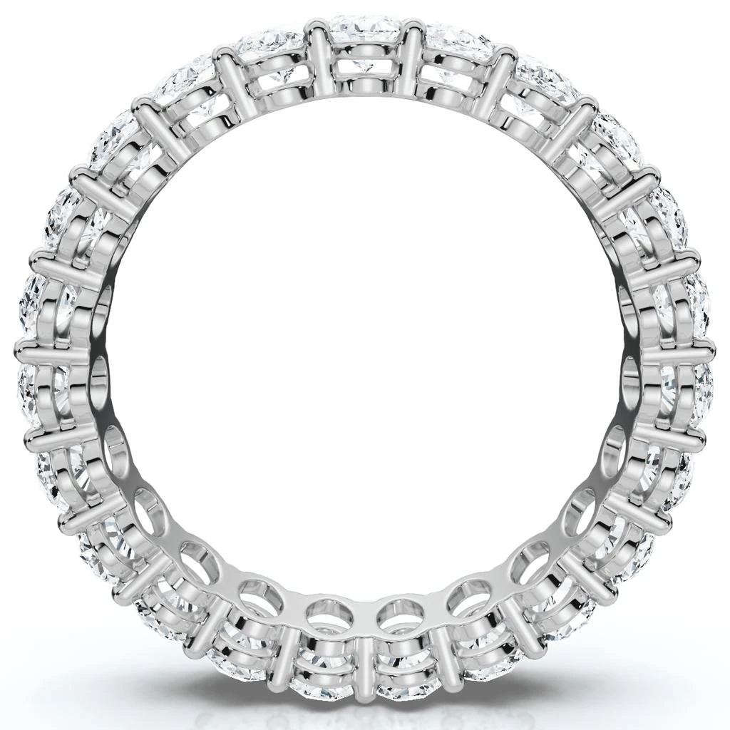 Pompeii3 5 1/2CT Oval Diamond Eternity Ring White Yellow Rose Gold or Platinum Lab Grown 2