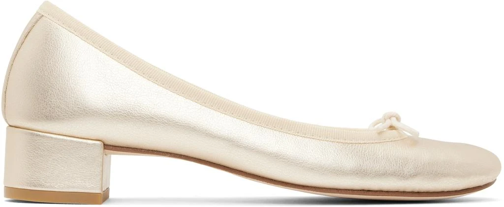 Repetto Gold Camille Heels 1