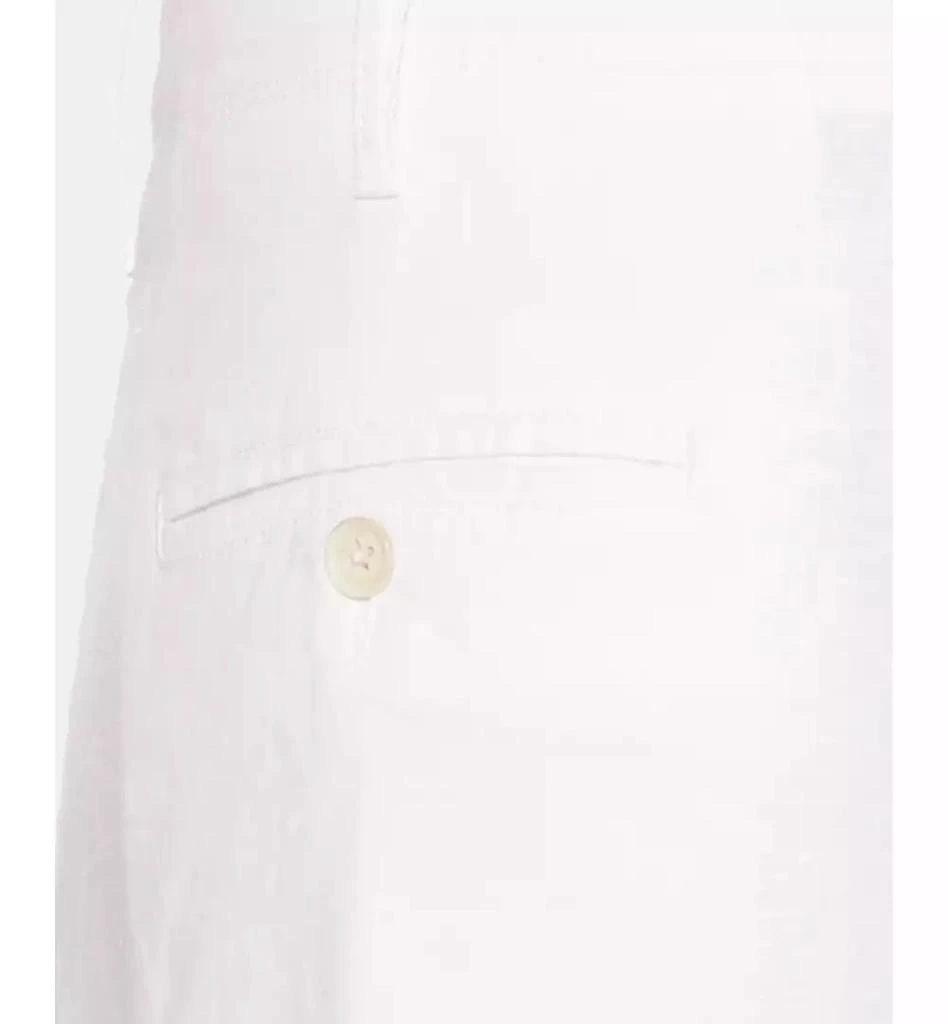 Perry Ellis Men's Regular-Fit 100% Linen Drawstring Pants 5