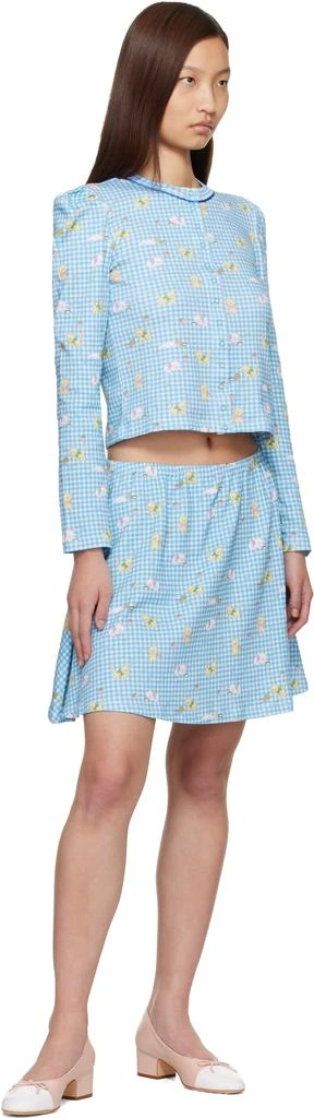 Sandy Liang Blue Nova Cardigan 4