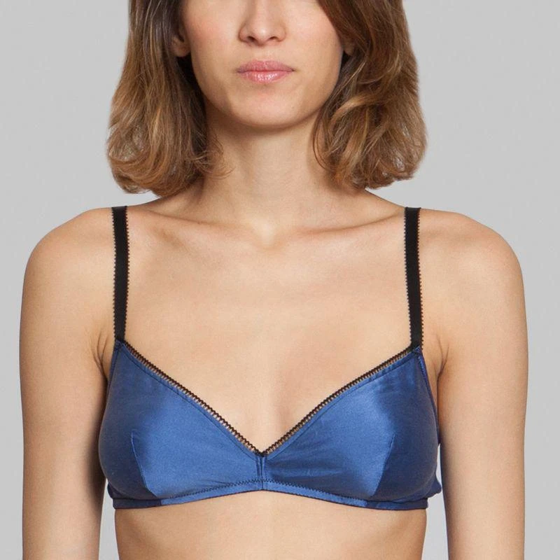 Madame Aime Palais Garnier Bra Navy Blue MADAME AIME 1