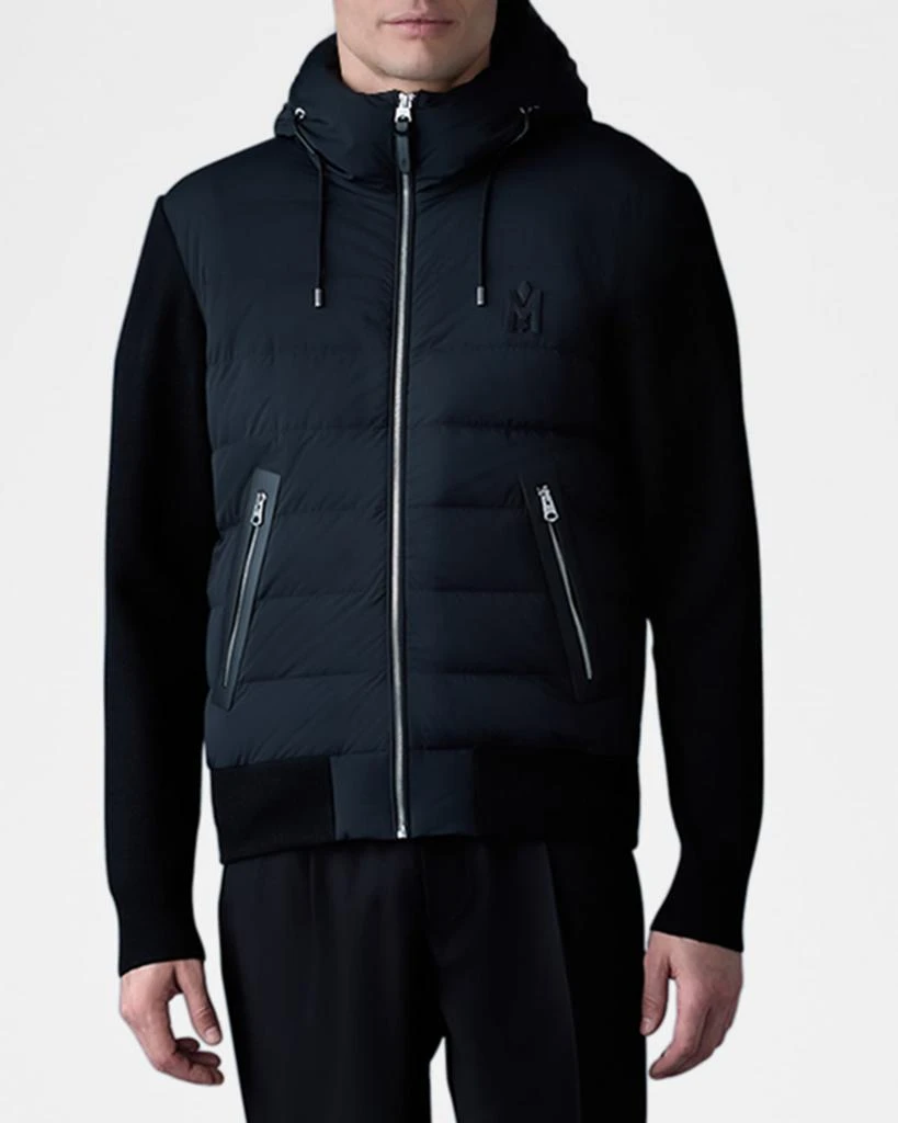 Mackage Men's Andrew Hybrid Down Knit Jacket 4