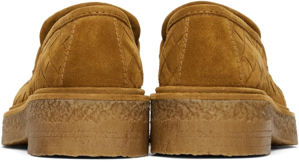 Bottega Veneta Tan Haddock Loafers 2