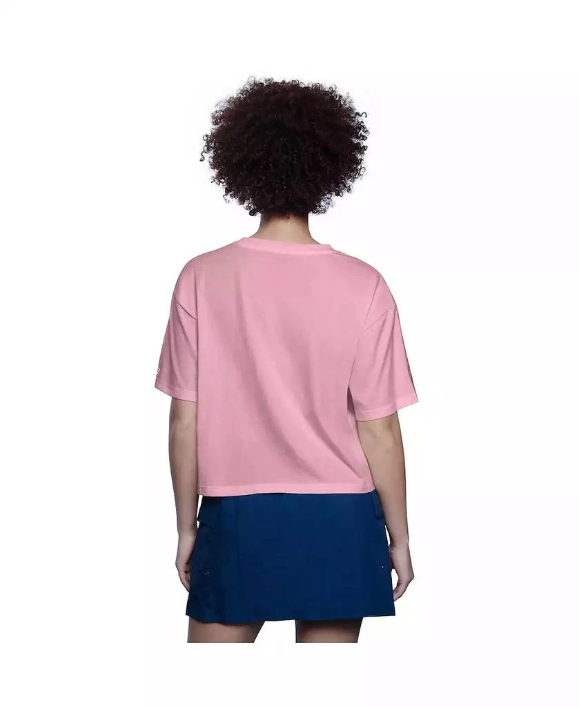 Starter Women's Pink San Francisco Giants Play the Ball Boxy Cropped T-Shirt 3