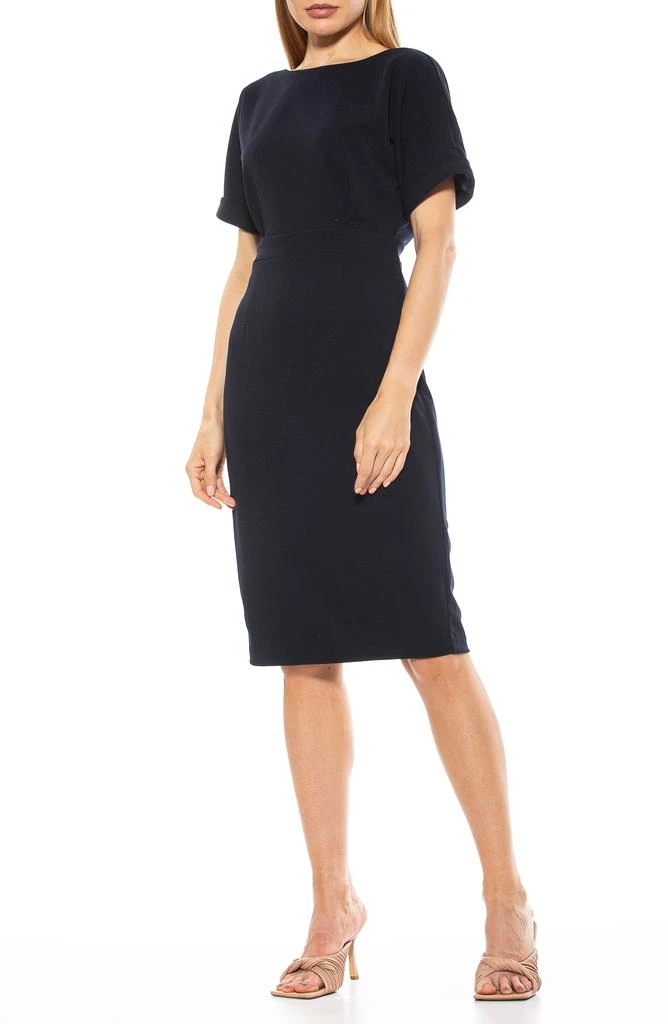 ALEXIA ADMOR Dolman Sleeve Sheath Dress 4