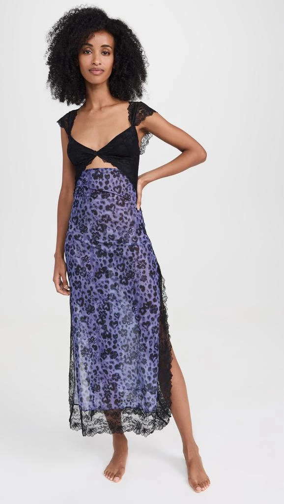 Free People Suddenly Fine Maxi Slip Dress 6
