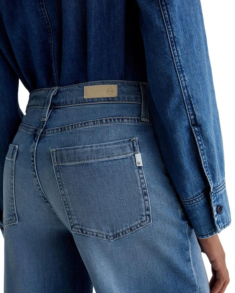 AG Stella Low Slung Palazzo Jeans in Nautical Mile 5