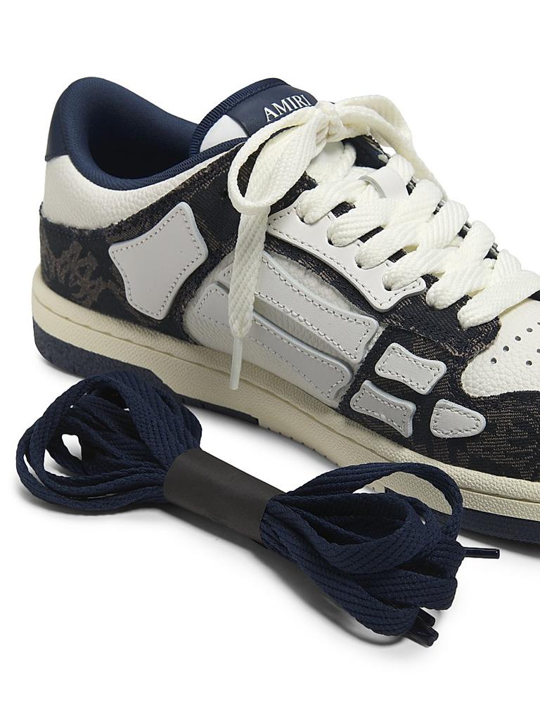 【AMIRI】MA Quad Skel ローカットスニーカー AMIRI Ma Quad Skel Top Low Sneakers | White | FARFETCH
