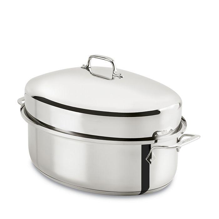 All-Clad All Clad Stainless Steel Covered Oval Roaster