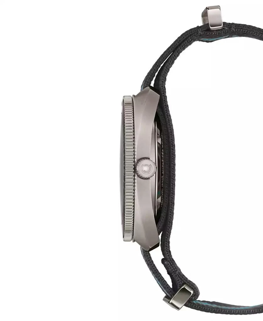 Certina Men's Swiss Automatic DS-2 Striped Synthetic Strap Watch 41mm 3