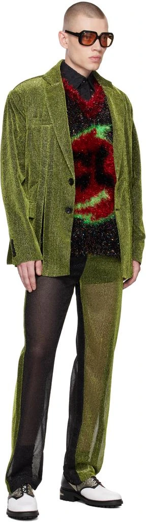 Tokyo James Green Sparkly Blazer 4
