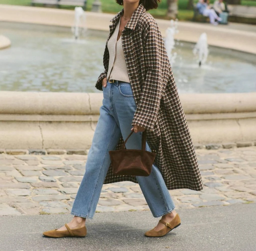 Marine Layer Marine Layer - Hayes Houndstooth Trench Coat 3