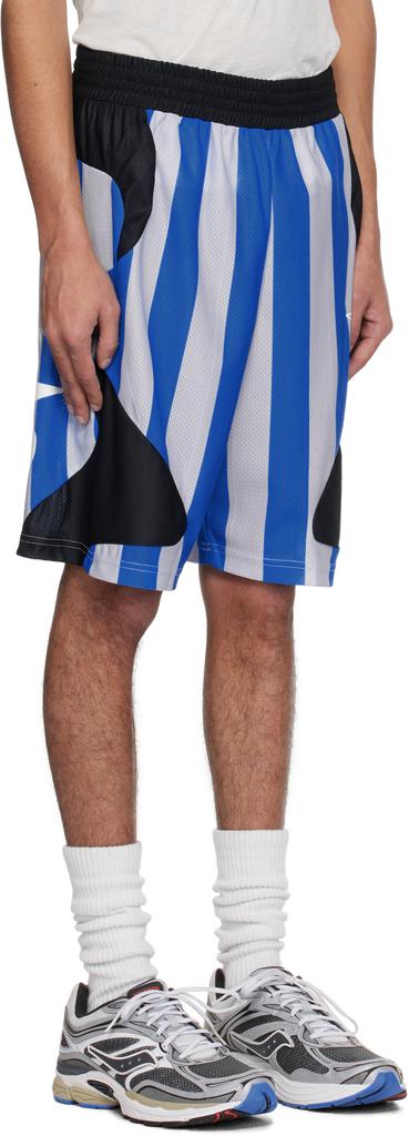 Perks and Mini Blue & Gray Mondschein Mesh Shorts