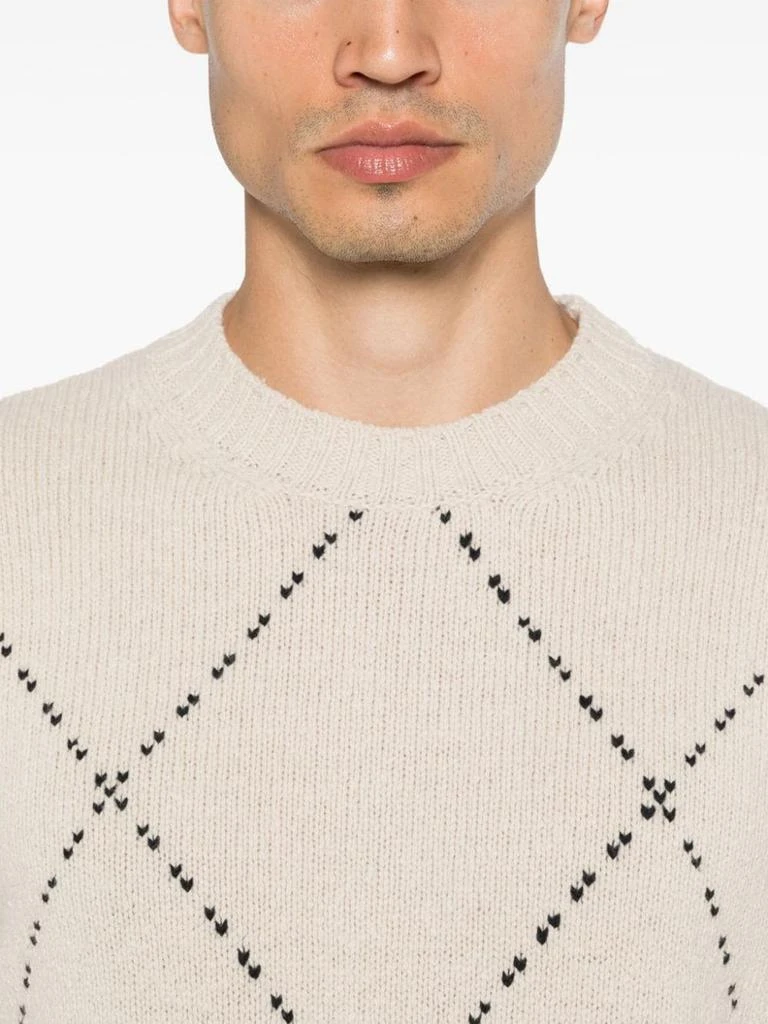ELEVENTY Beige Wool Sweater 3