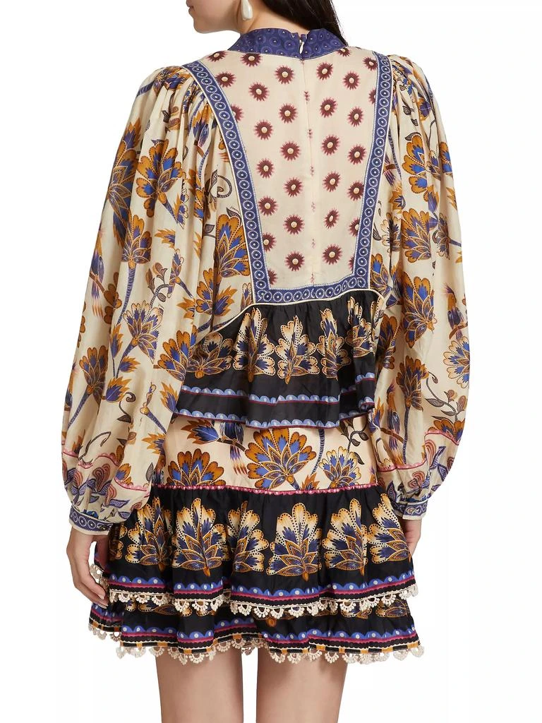 Farm Rio Ainika Floral Cotton Blouse 5