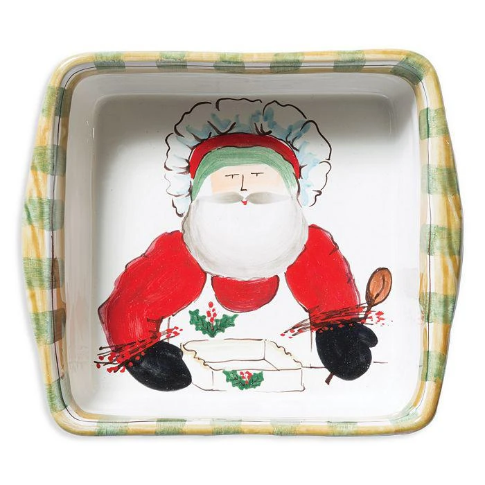 VIETRI Old St. Nick Square Baker