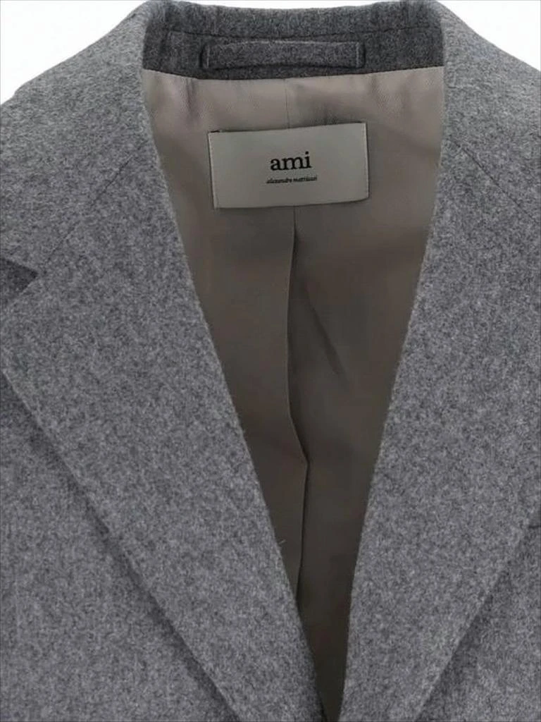 AMI Tailored Wool Blazer with Notch Lapel 3