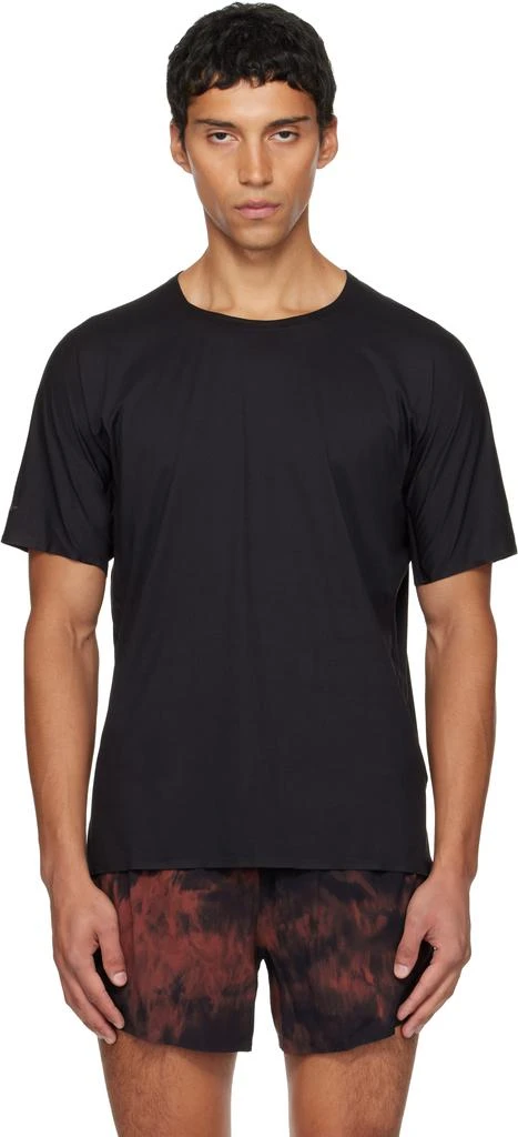 Y-3 Black Running Short Sleeve T-shirt